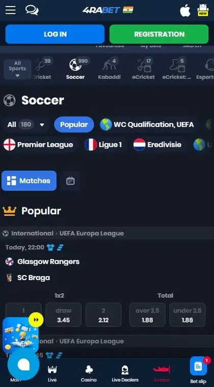 4Rabet live betting on mobile with low latency and fast odds refresh