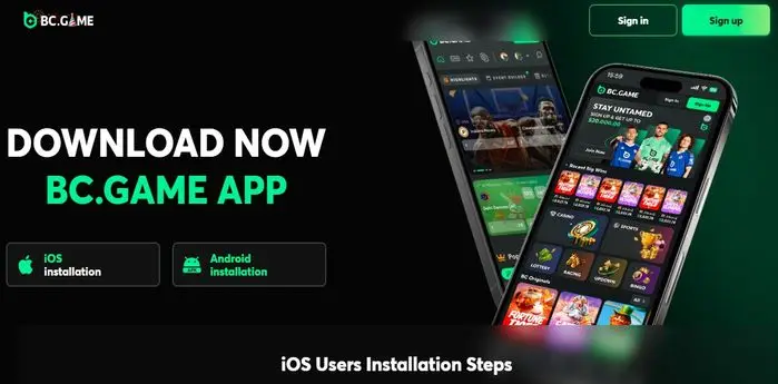 BC Game Mobile app download android and ios