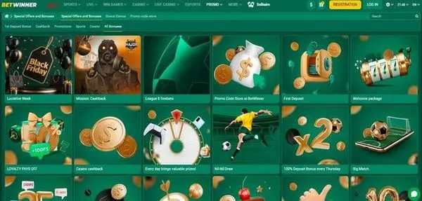 betwinner bonus cycle showing repeated reload offers and ongoing player rewards