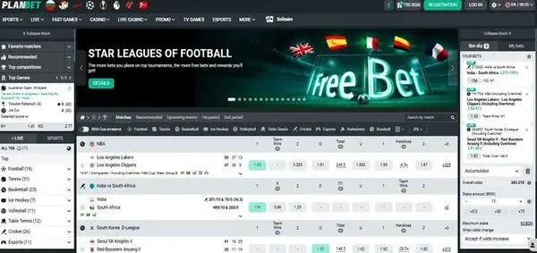 PlanBet bonus system overview with first deposit activation and rewards