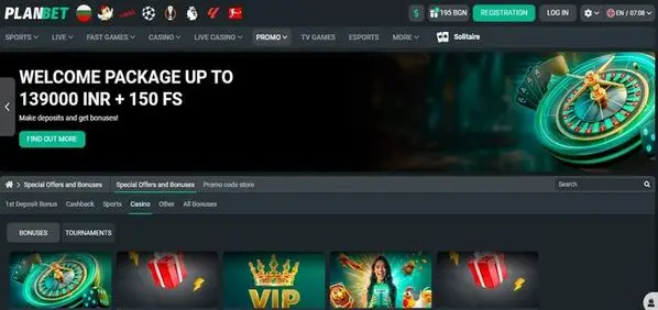 PlanBet casino bonuses with free spins and high volatility slot games
