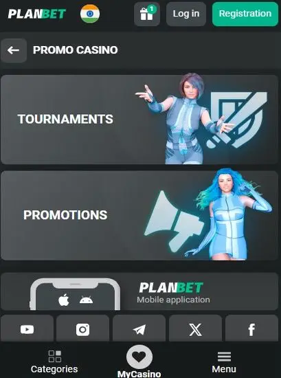 PlanBet mobile flash boosts and push notification bonuses during live betting