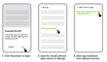 Installing Winwin APK on Android device step by step