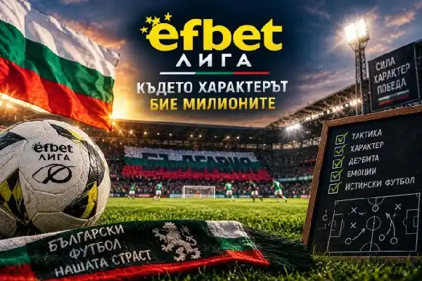 Efbet Лига - български футбол, дербита и футболни прогнози