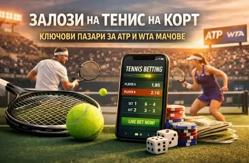 Тенис мач на корт от ATP и WTA турнир с разиграване между двама състезатели
